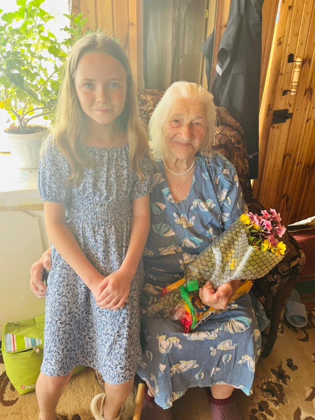 Учащиеся Дубровской №1 СОШ побывали в гостях у ветерана ВОВ