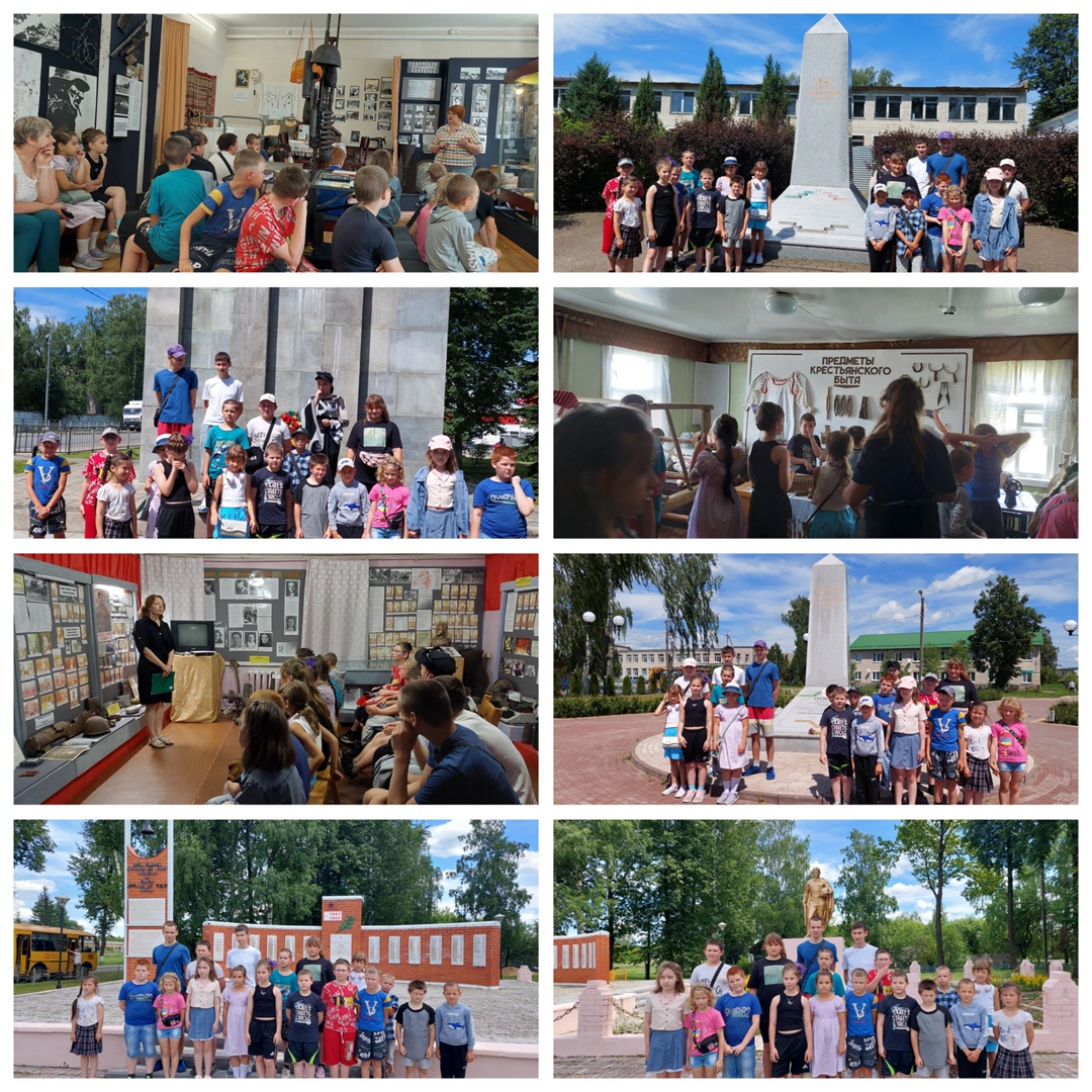 Ребята из лагеря «Время ПЕРВЫХ» при МБОУ Пеклинской СОШ посетили Сещинский музей интернационального подполья