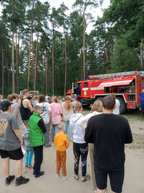 Воспитанники ГБУ КЦСОН Дубровского района посетили занятия по пожарной безопасности