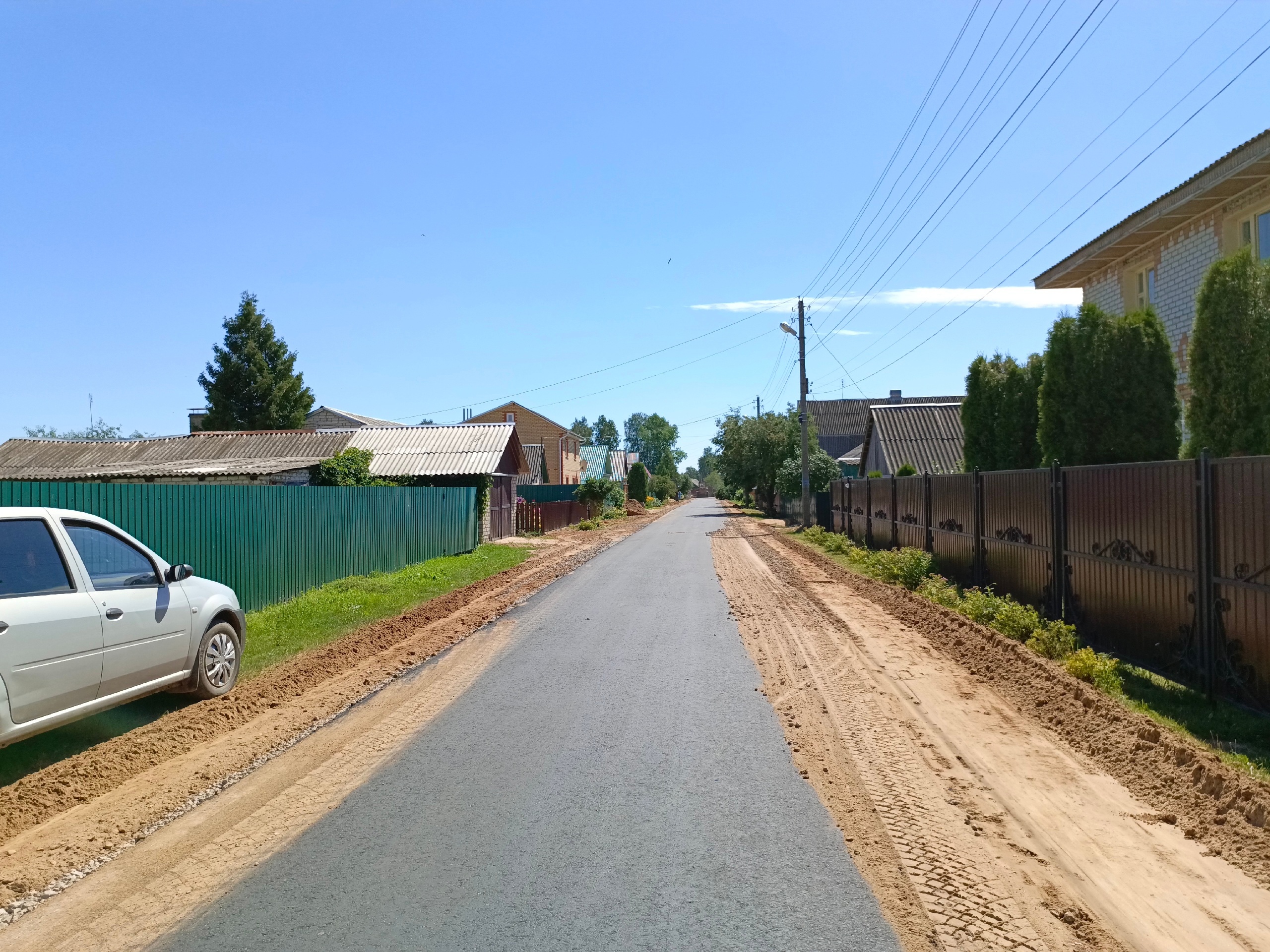 Ремонт дорог продолжается