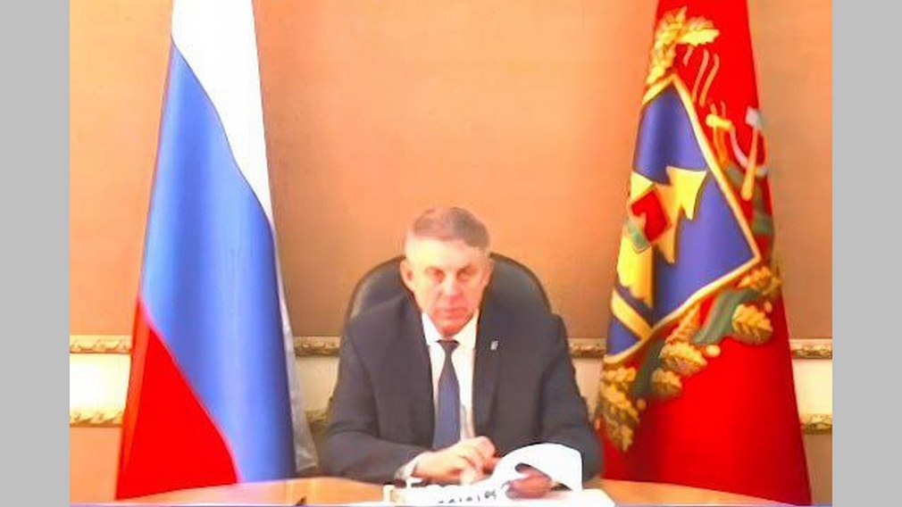 Губернатор Богомаз принял участие в заседании Координационного совета по вопросам военной безопасности приграничных территорий