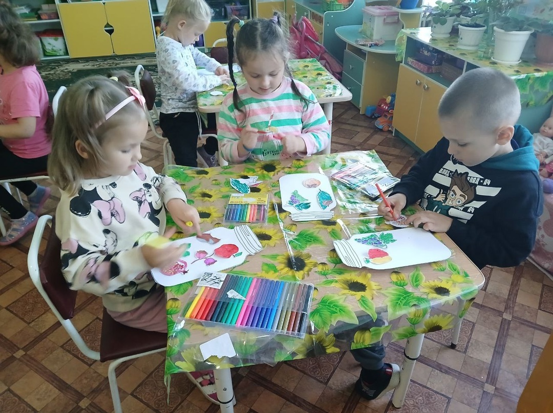 Для воспитанников Дубровской № 1 СОШ прошло занятие «Овощи и фрукты»