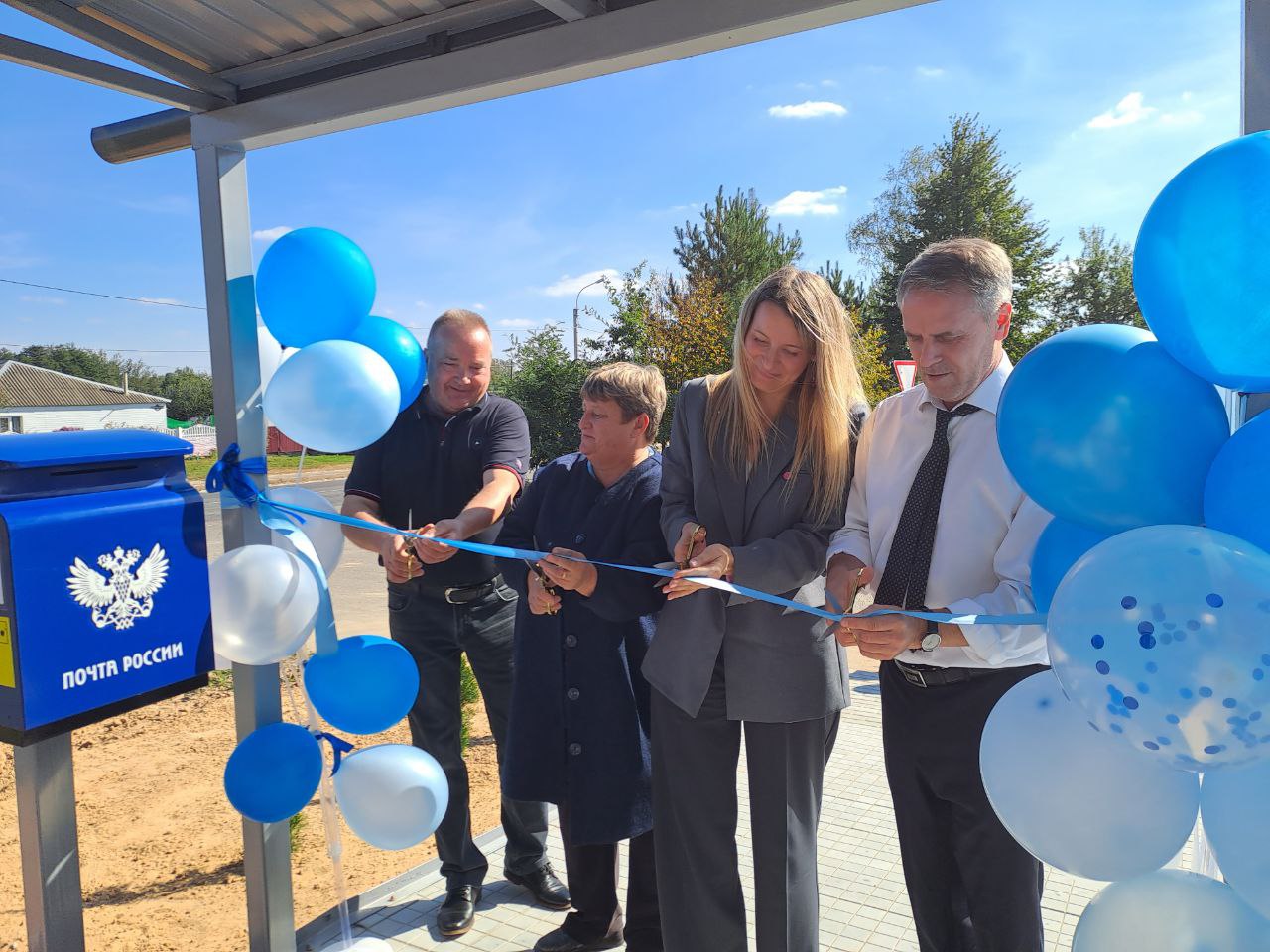 Для жителей деревни  Житня  Почта России открыла быстровозводимое отделение