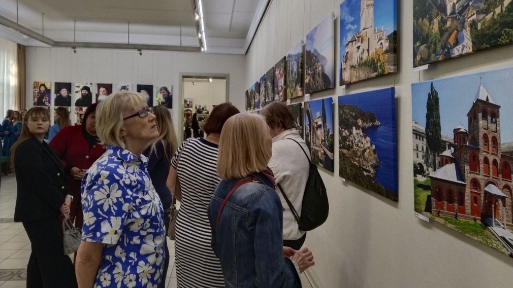 Выставочный проект «Наш Афон» открыли Брянская и Могилевская области