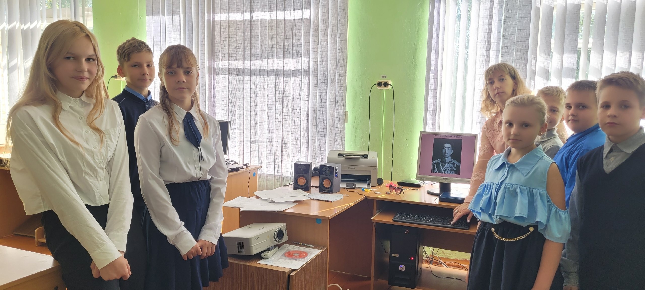 Для обучающихся Давыдчинской ООШ состоялся Урок мужества «Необъявленная война, пролог к Великой Победе»