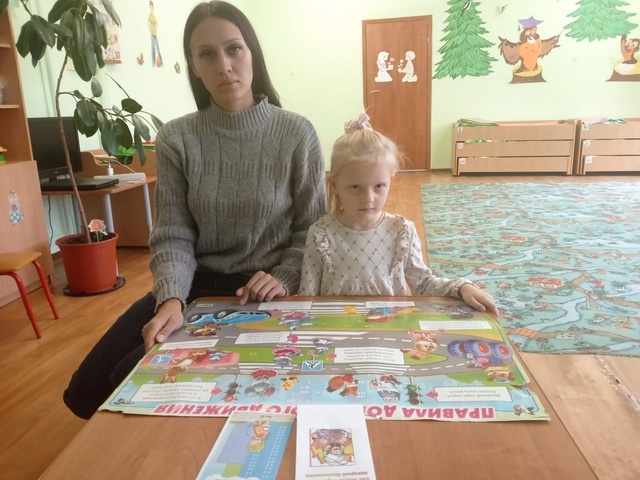 Для воспитанников Давыдчинской ООШ прошло занятие «Я шагаю по улице»