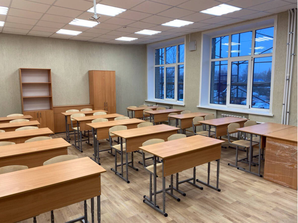 В Клетне Брянской области капитально отремонтировали школу за 122 млн рублей