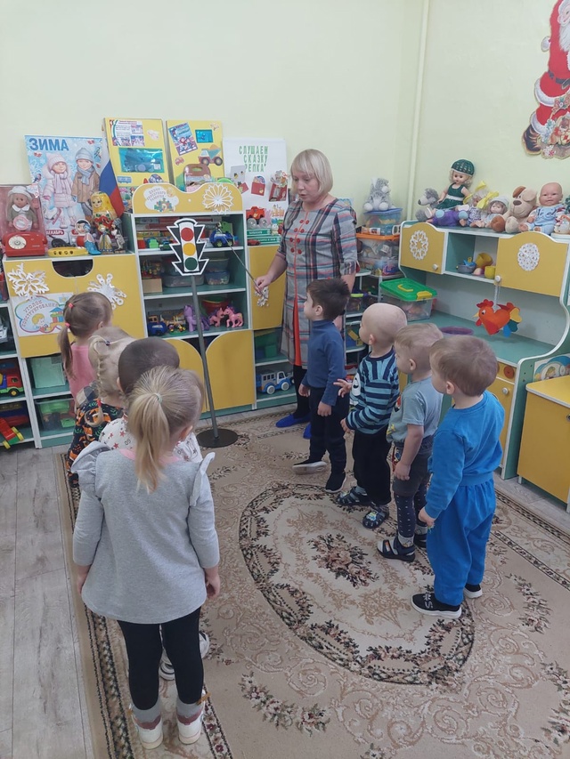 Для воспитанников Дубровской № 1 СОШ  прошло занятие «Светофор»