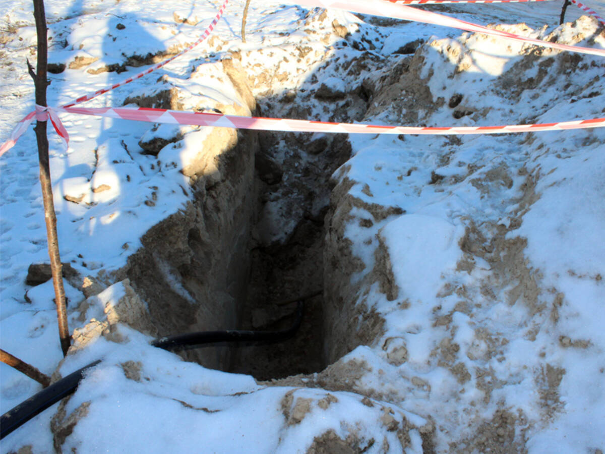 В Красной горе Брянской области отремонтировали водопроводную сеть