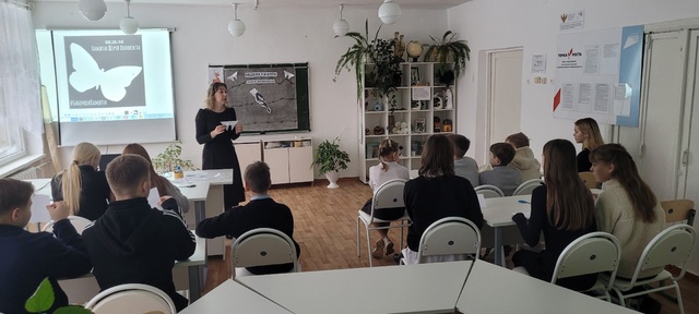 Учащиеся Давыдчинской ООШ приняли участие во Всероссийской акции «Бабочки Памяти»