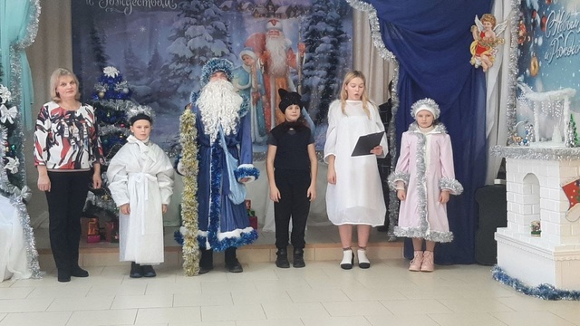 В Давыдчинской ООШ состоялся Новогодний детский утренник «Забавы у новогодней елки»