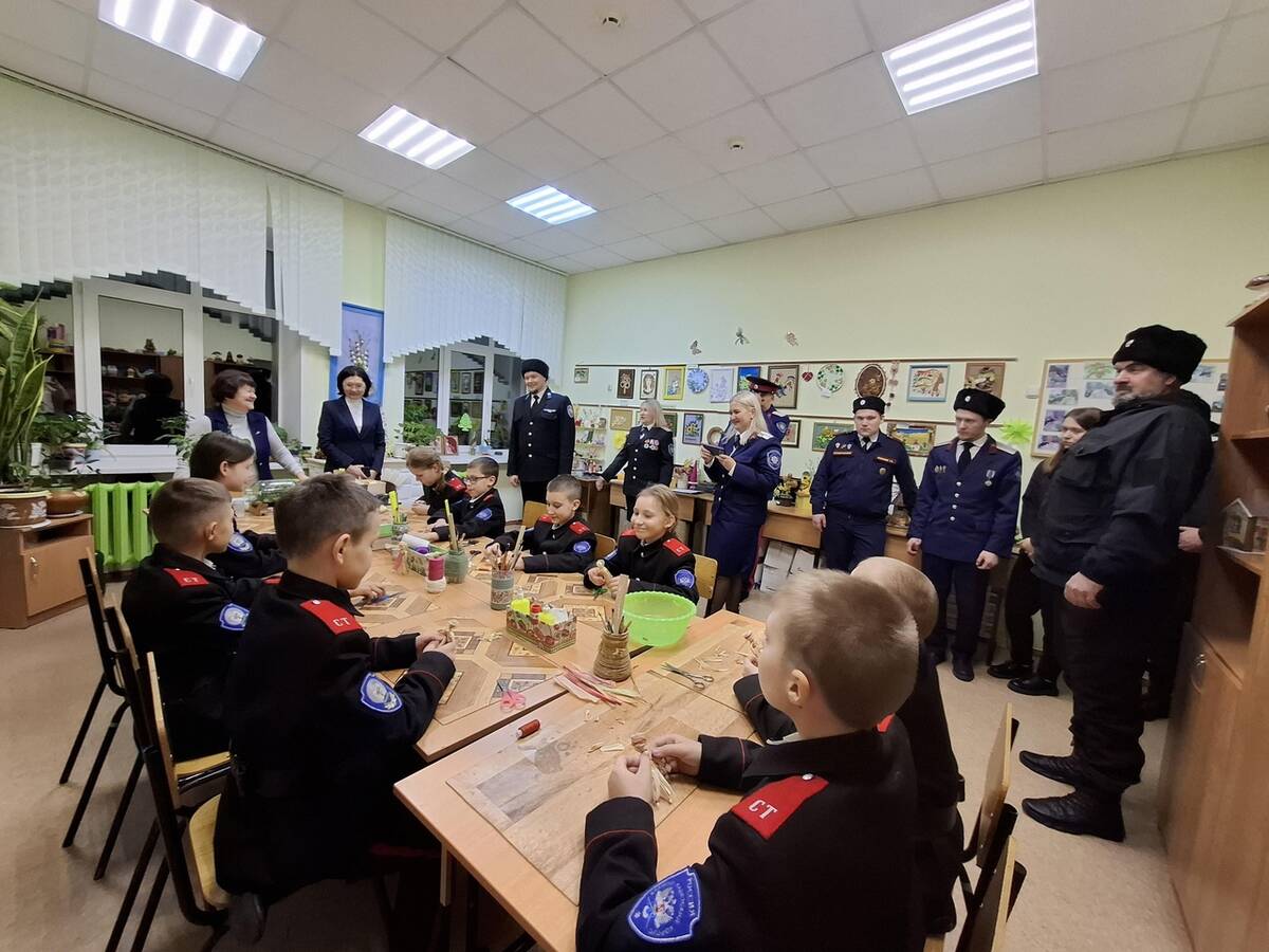 Представители Всероссийского казачьего общества посетили стародубский кадетский казачий корпус