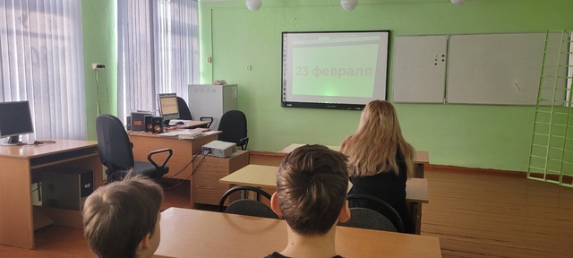 В Давыдчинской ООШ проведены занятия «Разговоры о важном»  на тему “Что значит служить Отечеству? 280 лет со дня рождения Ф. Ушакова”