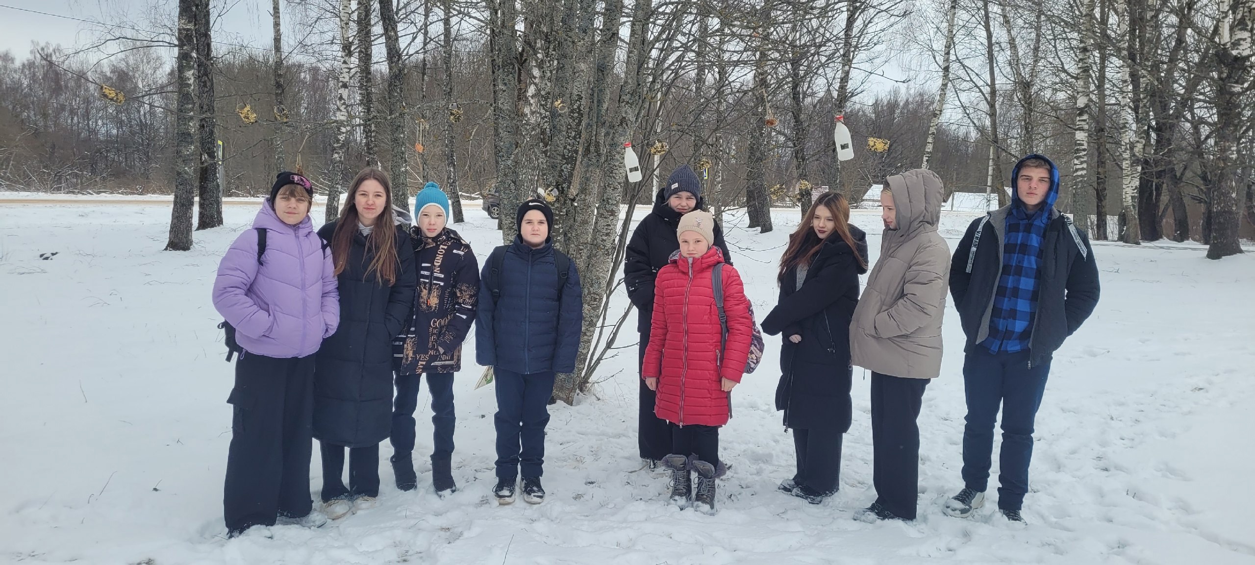 Для учащихся Давыдчинской ООШ прошел праздник – День орнитолога в России