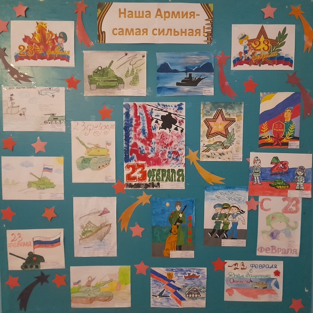 В Дубровском детском саду №2  организована выставка «Наша Армия самая сильная»