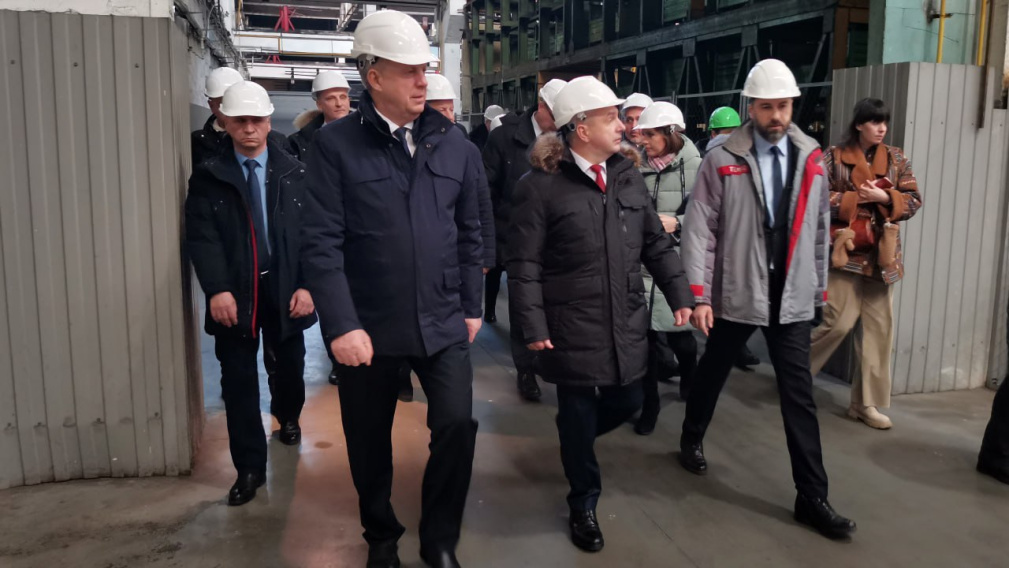 Губернатор Александр Богомаз и председатель Гомельского облисполкома побывали на ООО «Термотрон-Завод»