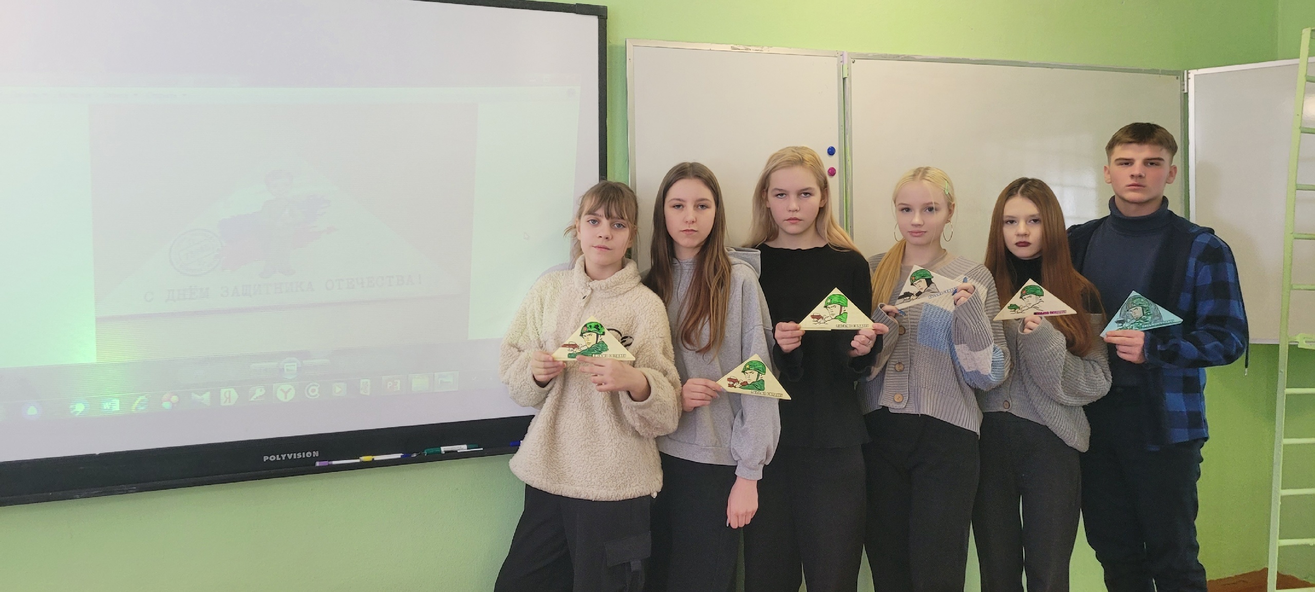 Учащиеся Давыдчинской ООШ приняли участие в акции «Письмо солдату»