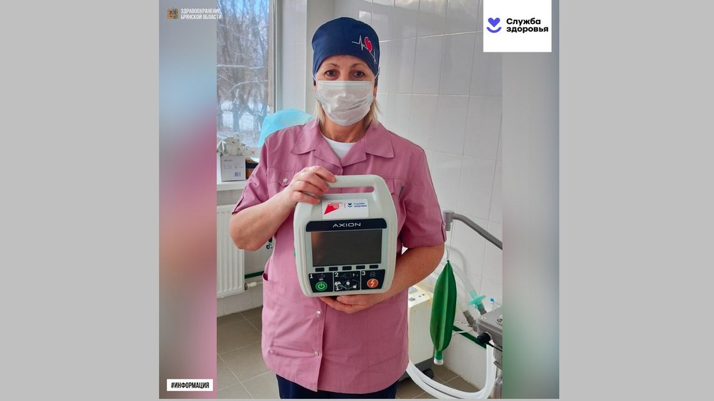 Суражская ЦРБ получила современные дефибрилляторы