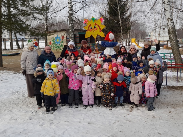 Для воспитанников Дубровского детского сада №2 состоялись проводы зимы