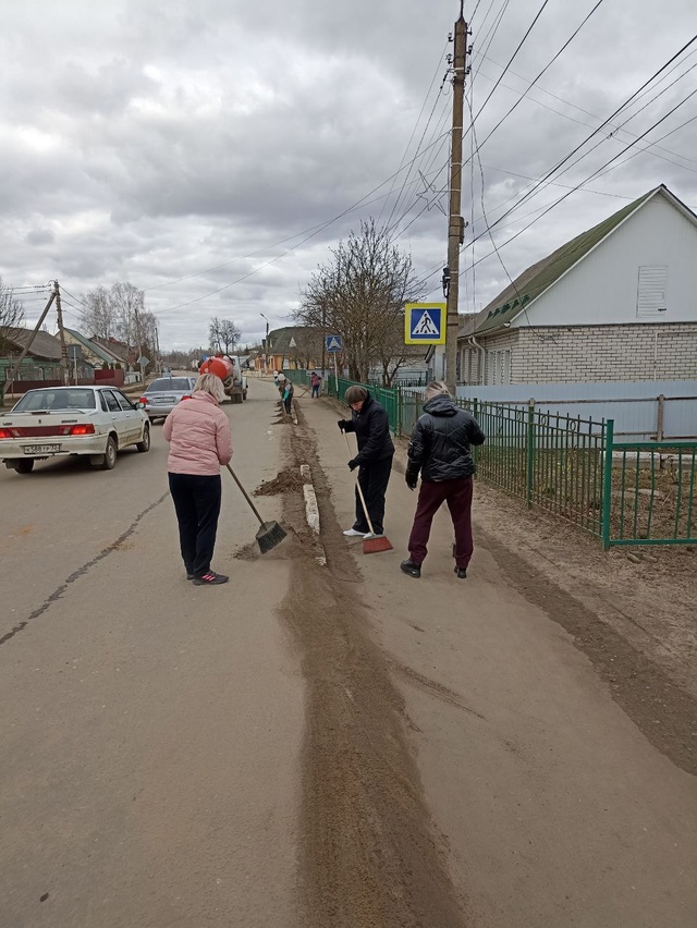 Сотрудники ГКУ ОСЗН Дубровского района приняли участие во всероссийском субботнике