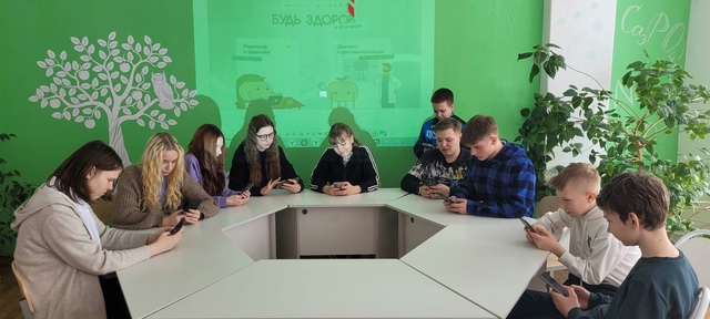 Учащиеся Давыдчинской ООШ приняли участие в Диктанте Здоровья