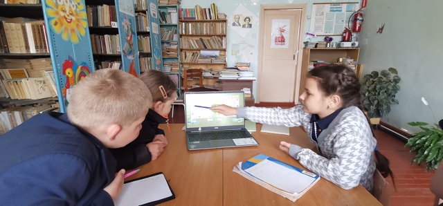 Для учащихся Рябчинской СОШ прошло занятие «Танковое сражении героев»