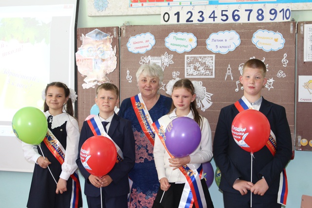 В Рябчинской СОШ состоялся выпускной в начальной школе