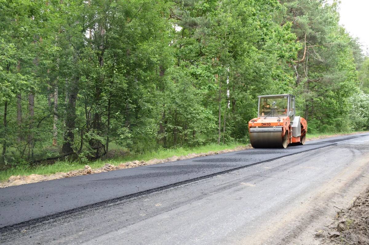 В Климовском районе идет ремонт дороги Климово — Воробьёвка