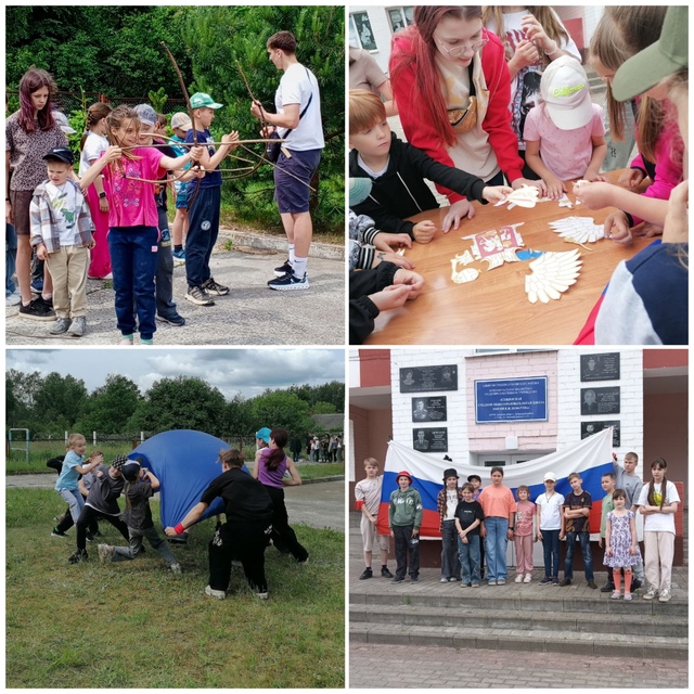 Для учащихся МБОУ «Сещинская СОШ им. К.Я. Поварова» прошло праздничное мероприятие «Дружная Россия»