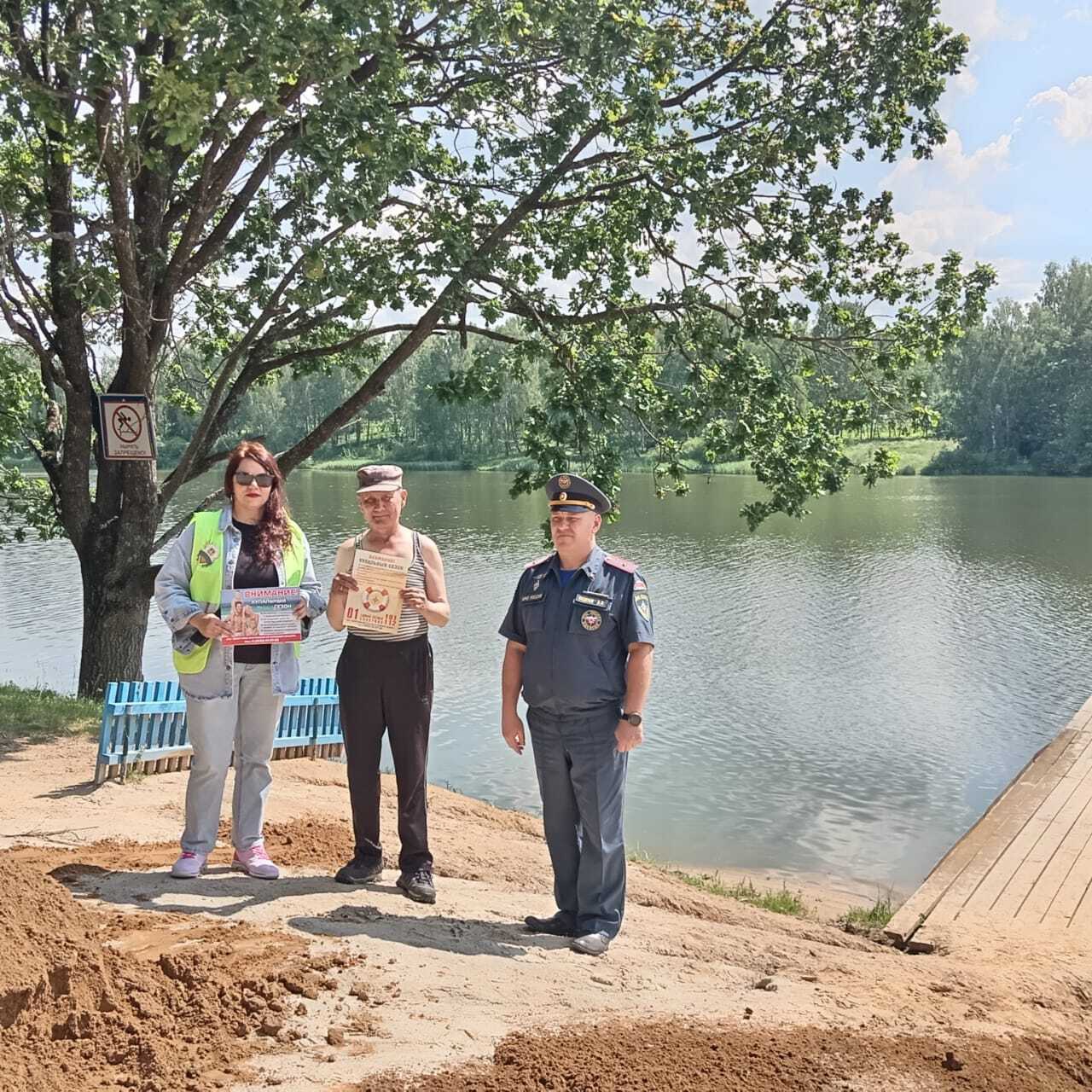 В Дубровском районе проходит месячник безопасности на водных объектах