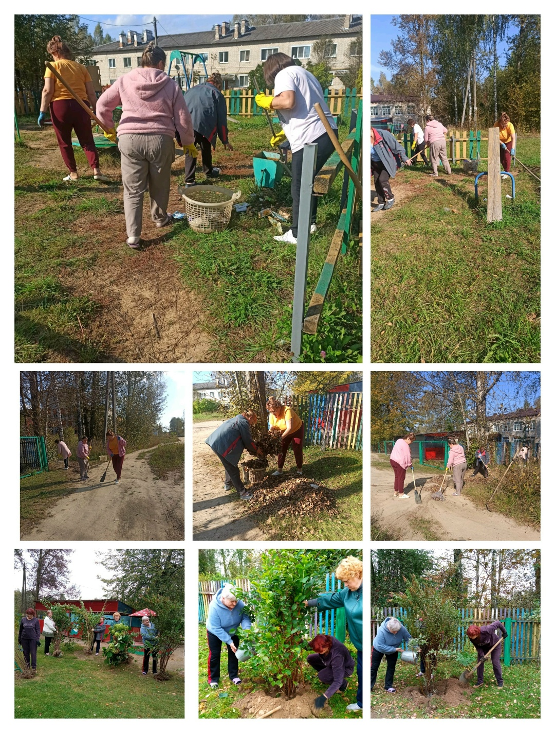 Сотрудники Сещинской СОШ присоединились к Всероссийскому экологическому субботнику «Зелёная Россия»