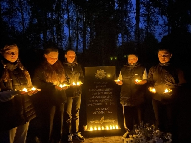 В Дубровском районе прошла акция «Свеча Памяти»