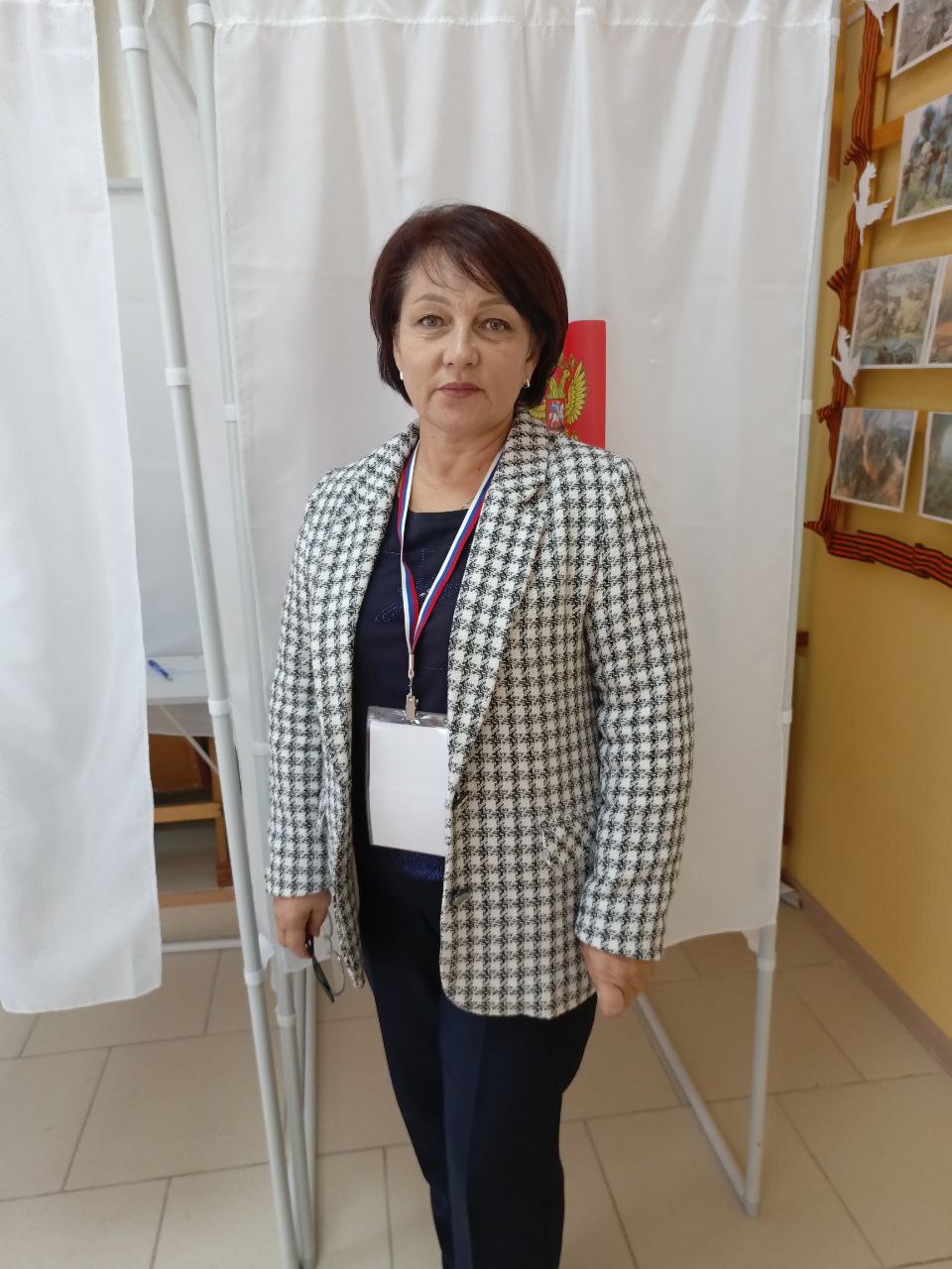 Член УИК Лариса Коляникова отметила активность избирателей на выборах Губернатора Брянской области