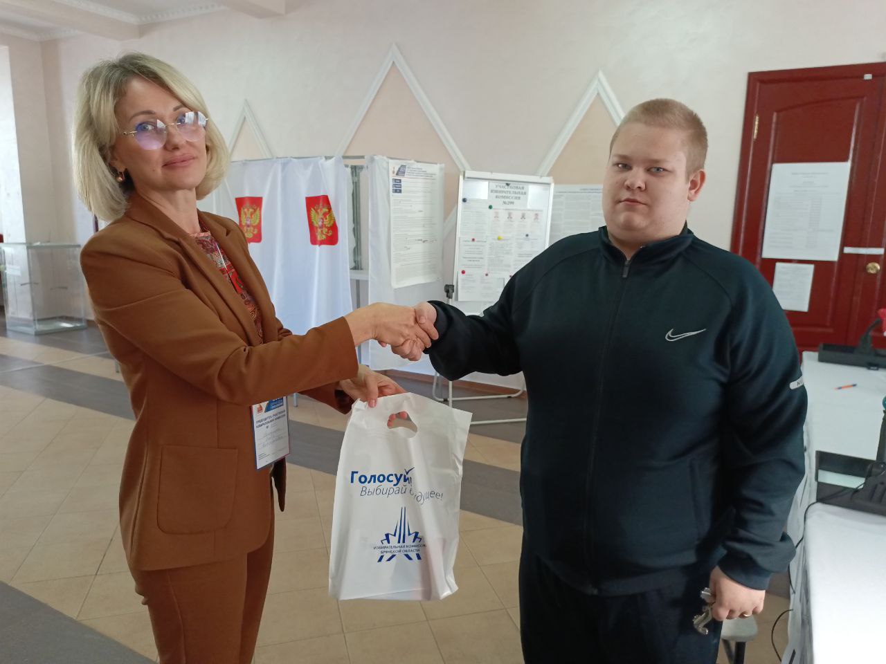 Дубровчанин Кирилл Пиреев проголосовал впервые