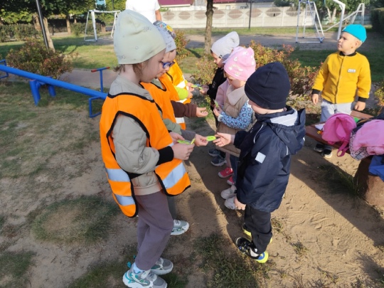 Воспитанники Дубровского детского сада № 4 приняли участие в Едином дне безопасности дорожного движения