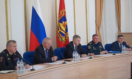 Губернатор Александр Богомаз принял участие в совещании по штабной тренировке по гражданской обороне