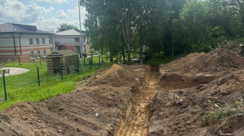 В деревне Бетово Брянского района капитально отремонтировали 1,6 км теплосетей