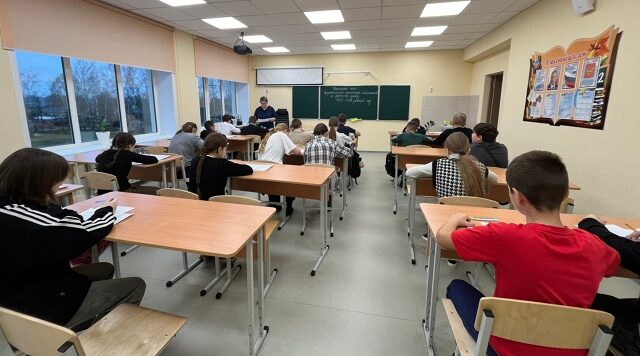 Учащиеся Дубровской №2 СОШ участвовали в школьном этапе Всероссийской олимпиады по русскому языку