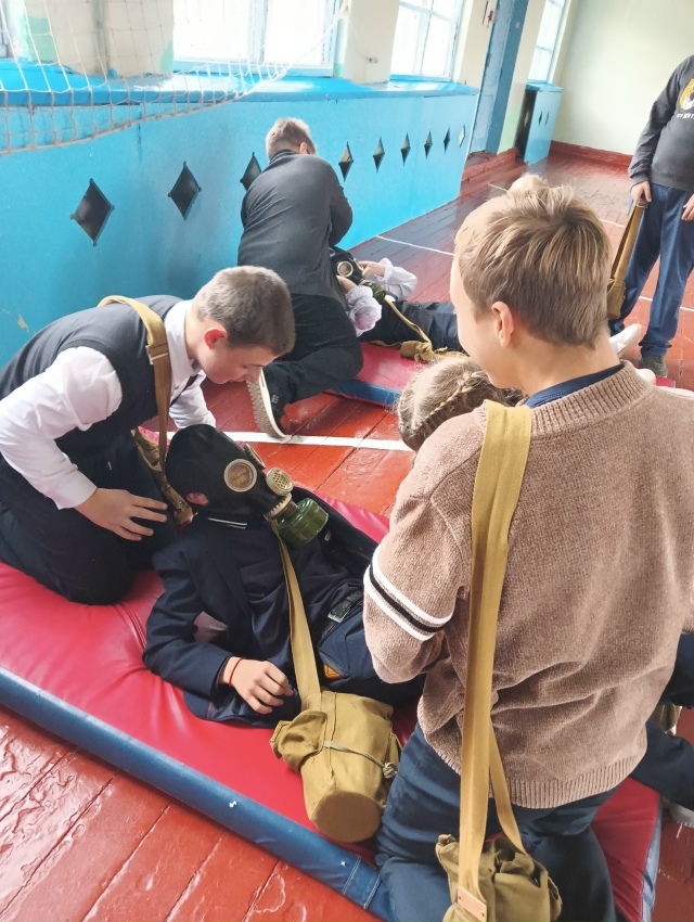 В Алешинской ООШ прошли мероприятия, посвященные Дню гражданской обороны