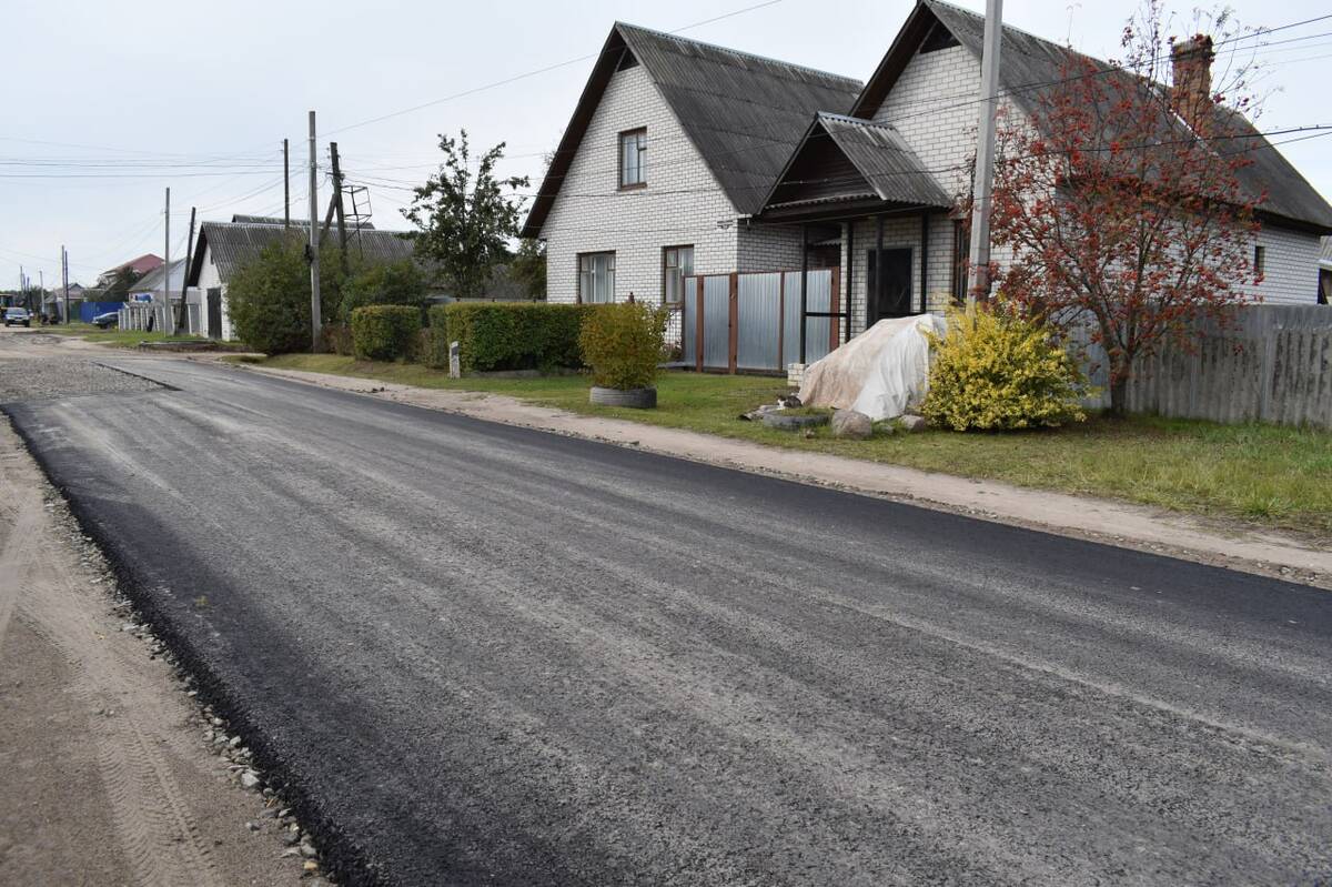 В Клетне по улице Красных Партизан отремонтировали дорогу