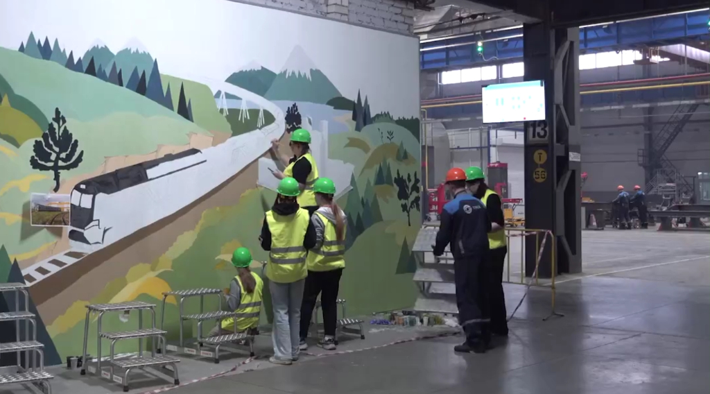 Брянские заводы украсили муралы в рамках технофорума «АртПром»