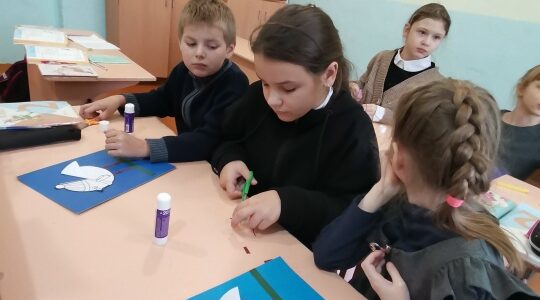 Учащиеся Рябчинской СОШ отметили Синичкин день