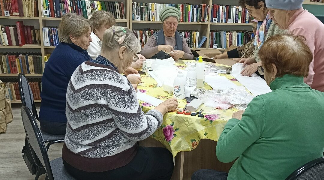 Поддержка военнослужащих: мастер-класс в Сещинской библиотеке