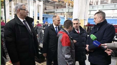 Александр Богомаз посетил «Брянсксельмаш»