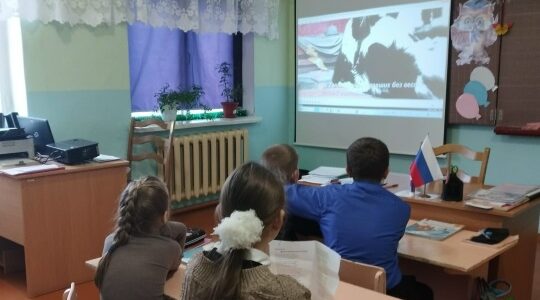 Для учащихся Рябчинской СОШ прошел урок «Помним тебя, Неизвестный солдат!»