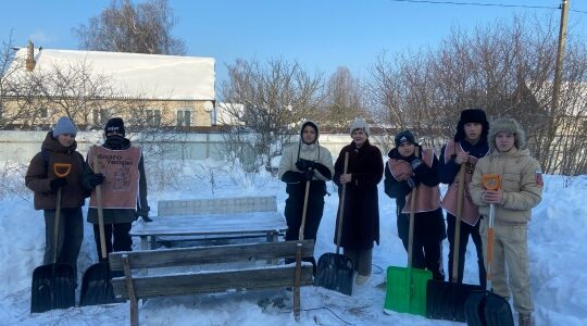 Активисты Дубровского района помогают матери погибших солдат в зимний период
