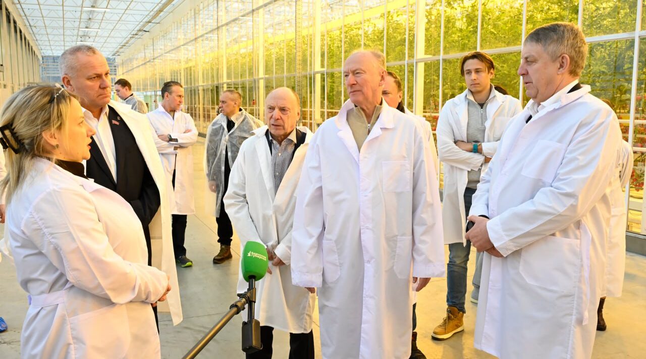 Александр Богомаз и помощник президента посетили передовой тепличный комбинат в Журиничах