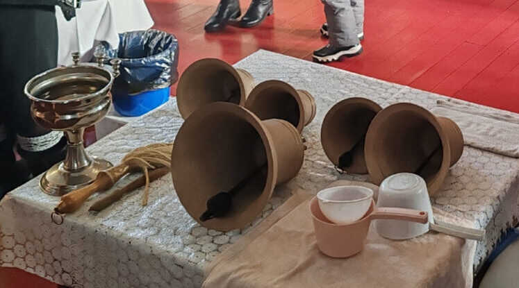 Для звонницы Климовского Покровского мужского монастыря освятили колокола