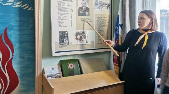 В Рябчинской СОШ состоялся классный час, посвящённый 4‑й Клетнянской партизанской бригаде