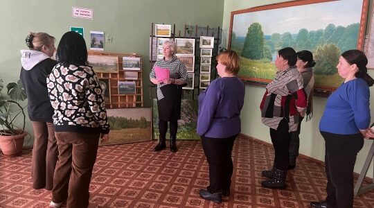 В Дубровском районе открыта выставка «Прими добро через картину»